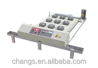 SPT automatic flat bed screen printing machine for plastic sheet/leather/Textile