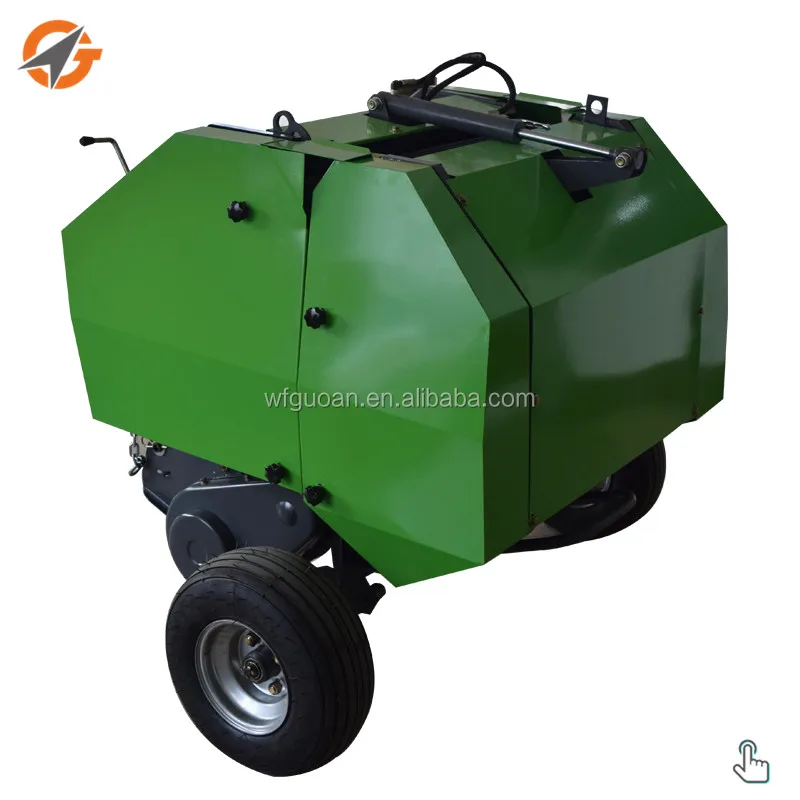 Straw Silage Hay Baler Equipment Cheap Grass Packing Baler Machine Compact Round Hay Balers Price