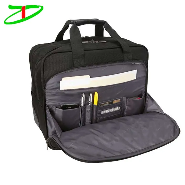 Sale best large capacity 1680D polyester business bag classic custom briefcase