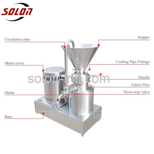 
2021 hot sale colloid mill making machine peanut butter machine 