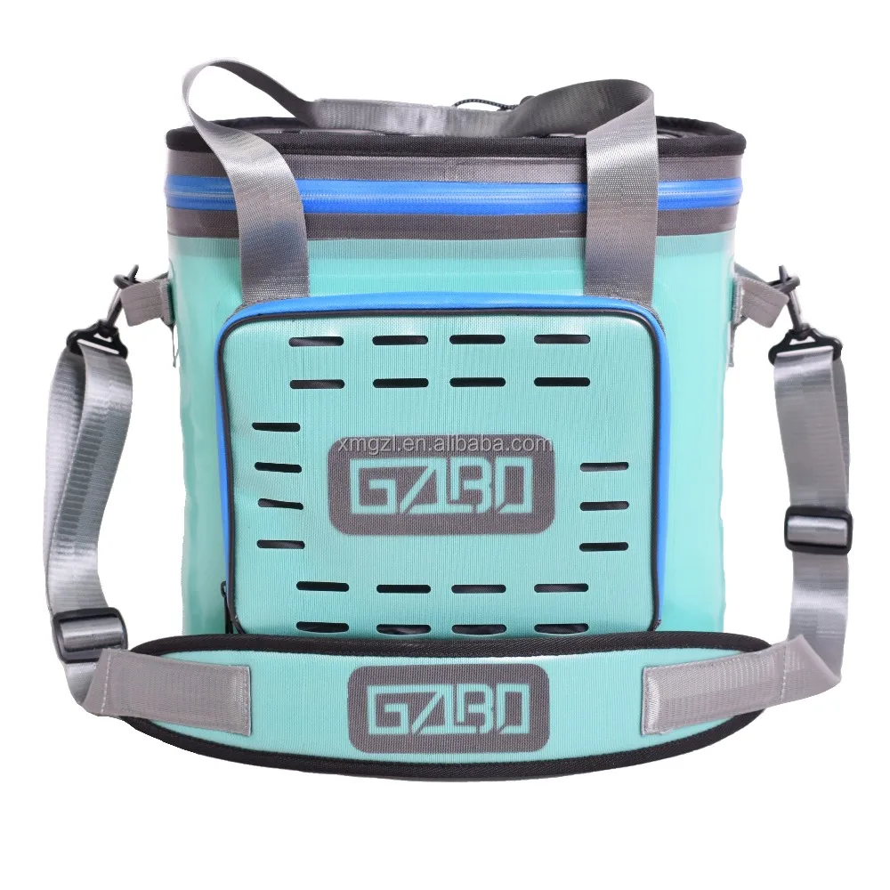 
Wholesale 24Cans TPU Customized Waterproof Lunch Picnic Beer Bag Cooler Box Thermal Insulated bolsa termic Ice Cooler bag 