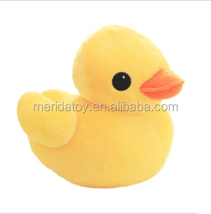 Custom Size Cute Yellow Duck Plush Toy Stuffed Animal Toys For Kids Birthday Gifts