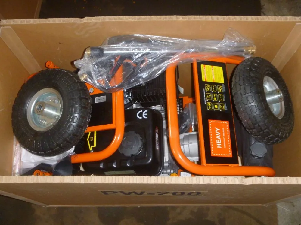 high pressure car washer gasoline