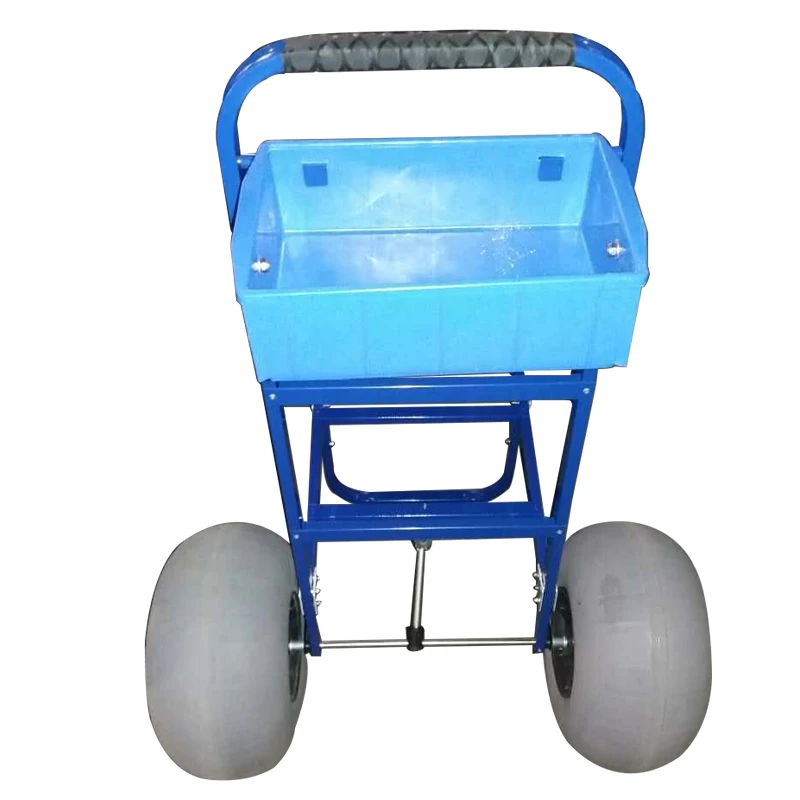 big wheels for sand fishing carts folding beach trolley folding fishing cart