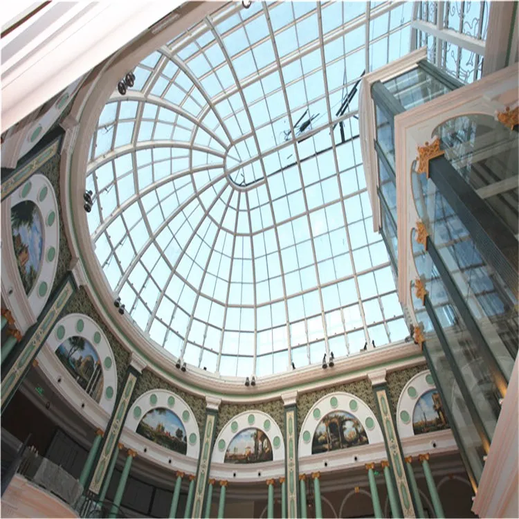 Prefabricated polycarbonate round skylight dome roof