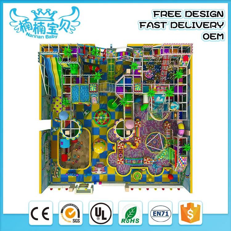 Nannan Hot sales zoo animals kids indoor playground equipment custom design projection toddler adventure park