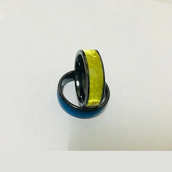 NFC mota ceramic smart finger ring RFID for public transportation