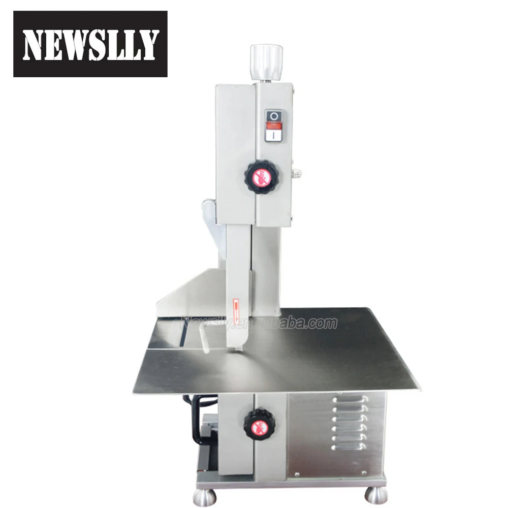 High Speed Electric Meat Bone Cutting Saw Machine with Stainless Steel Bench