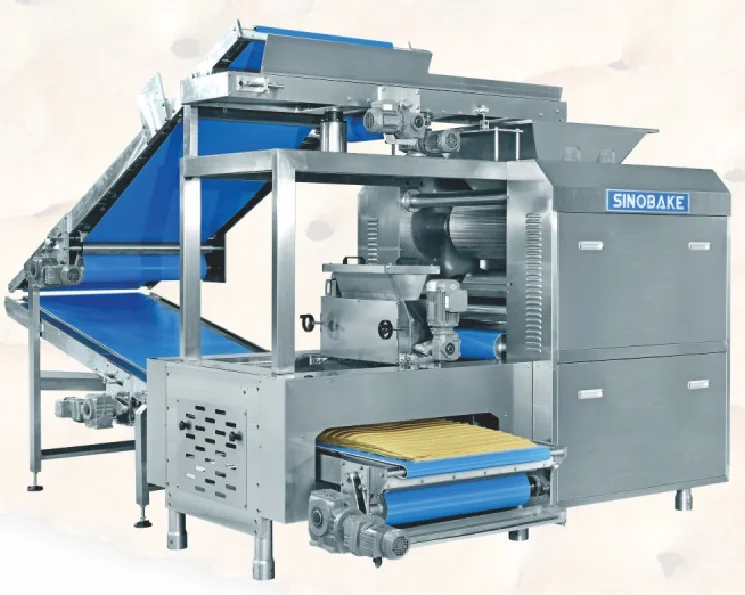 Automatic Soda Biscuit Reciporating Laminator Overlapping Cracker Making Machine