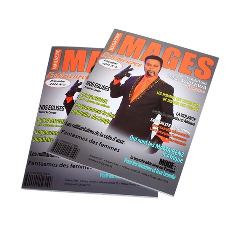 Top quality and cheap colorful books offset printing magazine customized printing service