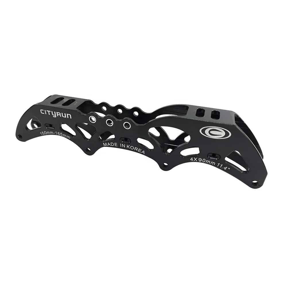 Good Quality Professional CNC Aluminum Alloy Chassis 4*90/100/110mm Speed Inline Skate Frame