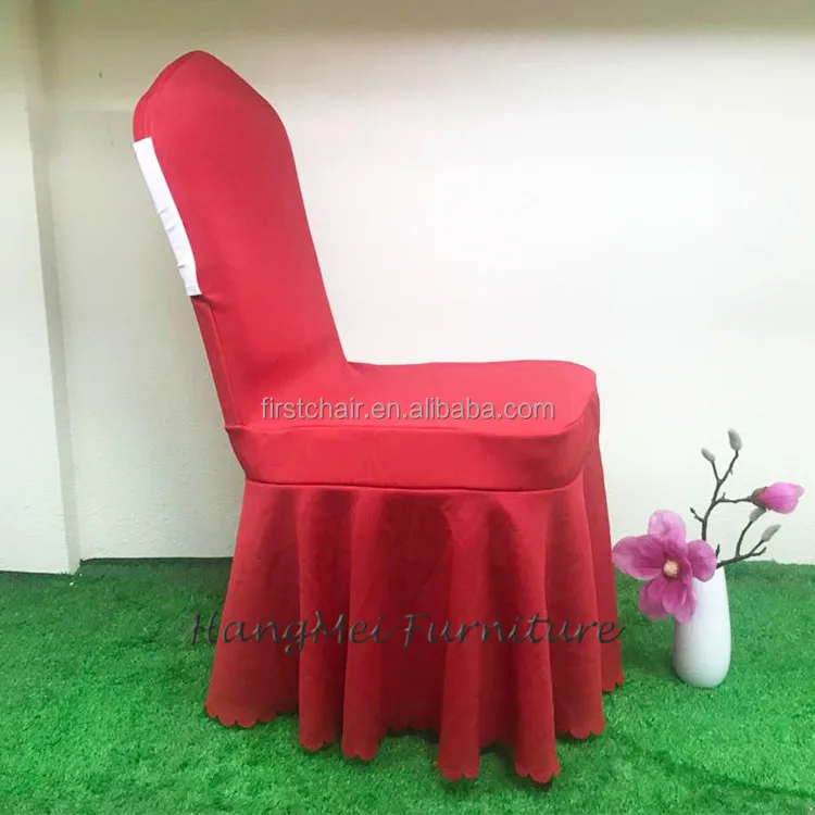 New Design Polyester Spandex Stretch Banquet Chair Cover for Wedding Party