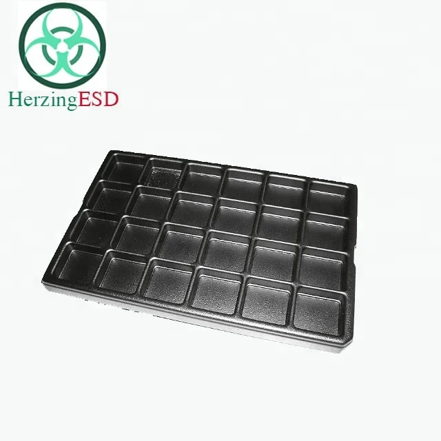 ESD Plastic Tray For Packing Electronic Components
