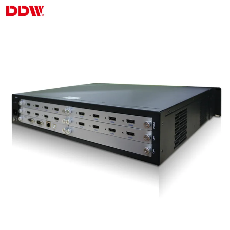  Лидер продаж аппаратное обеспечение настенный видеоконтроллер 4x2 RS232 VGA DVI видеопроцессор 4k для обеспечения безопасности
