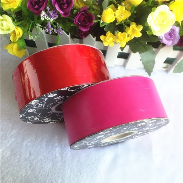 Merry Christmas 50mm Florist Satin ribbon Poly Plastic Ribbon (60776070850)