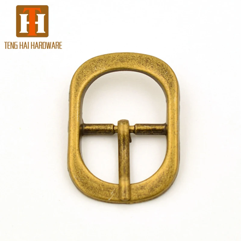 wholesale zinc alloy antique brass belt buckle for bag belt accessory
