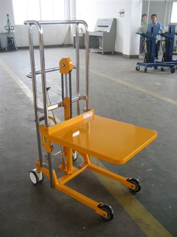 QP(L) Manual Mini Fork Stacker with Traceless Slient Wheel