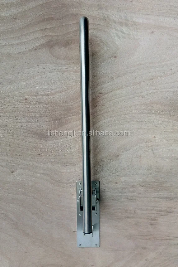 
304 Stainless steel toilet swing up bar safety grab bar disabled grab rail 