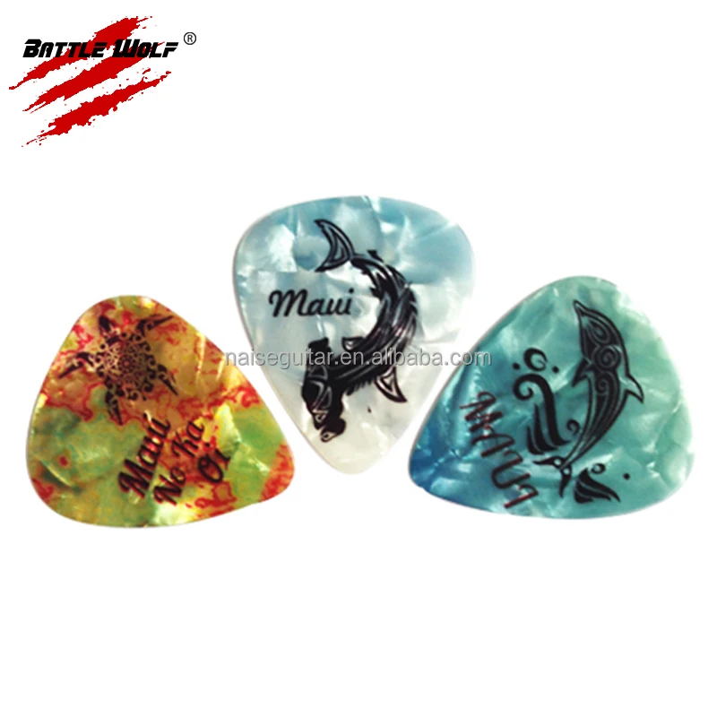 Новый продукт под заказ целлулоидные гитарные медиаторы