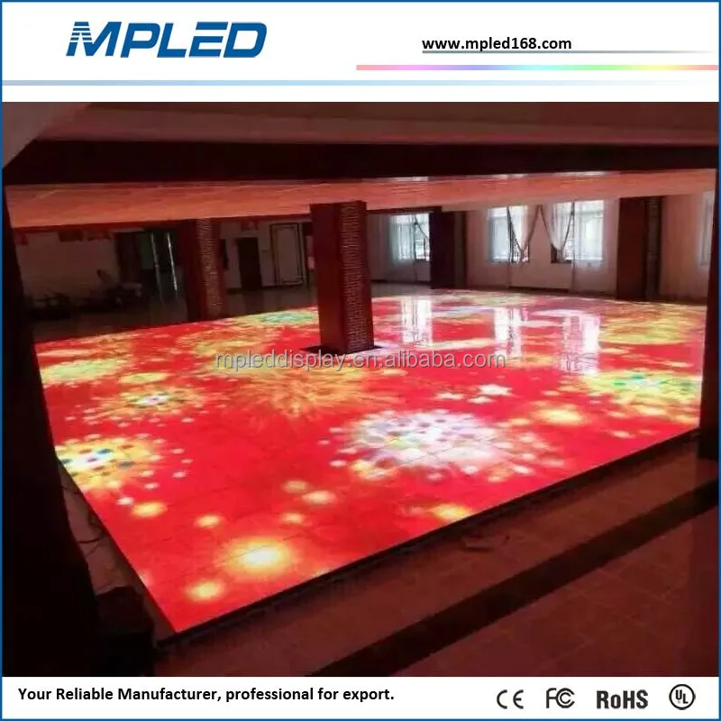 Night club Disco lnteractive led video dance floor for beer party in 2015