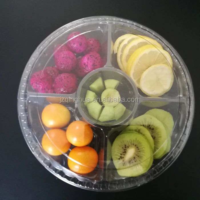 2023 новый лоток с 4 - 5 отделениями для упаковки продуктов питания/фруктов