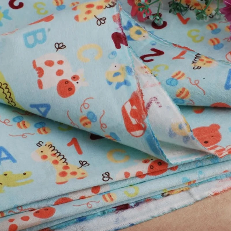 Hot sale good quality 100% cotton fabric printed for kids bedding fabric