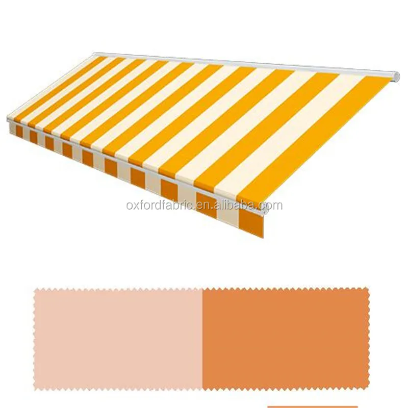 polyester white red striped awning fabric cheap tent canvas fabric
