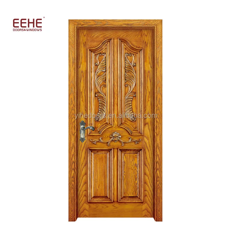
Barn door hardware solid wooden door Malaysia in high quality 