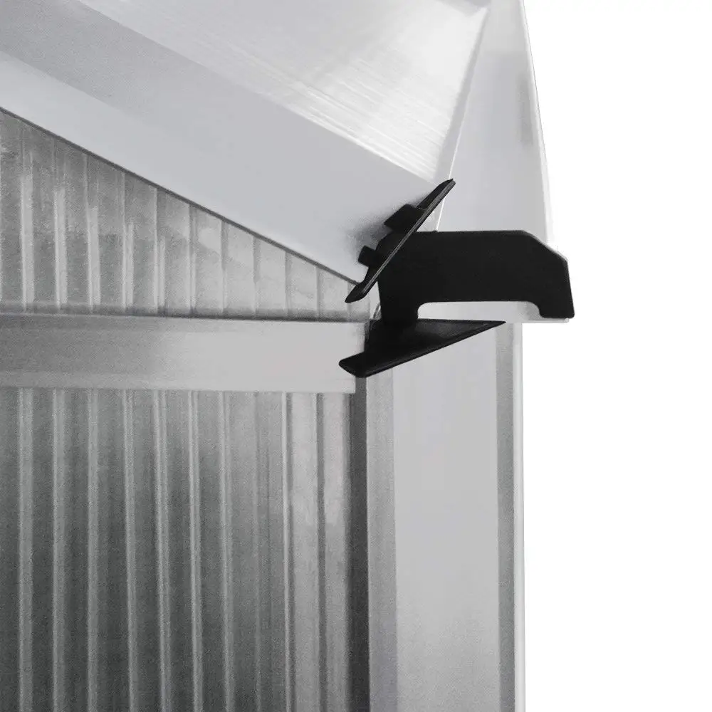 Aluminum Garden Greenhouse Lean-on Style 190x122cm