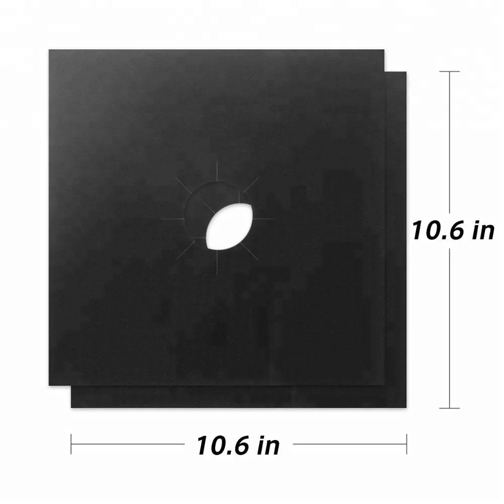 Hot sell PFOA free Silver good flex-life gas stove burner covers