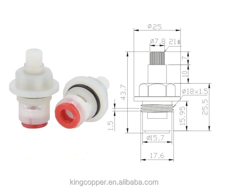 
Plastic quick open Ceramic Cartridge 