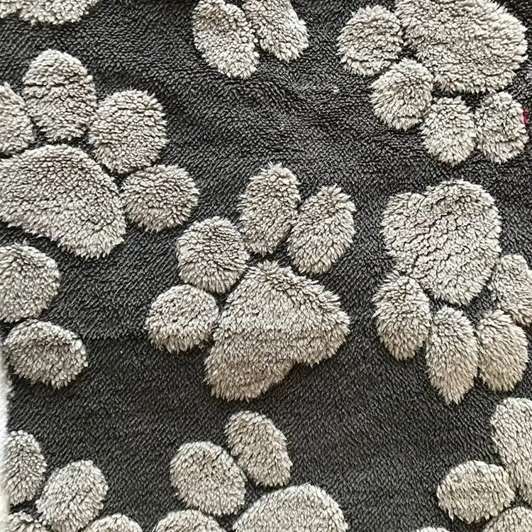 Bed Sheet Fabric 100% Cotton Pu Coating Polyester Cationic Jacquard Fleece Shu Velveteen Fabric