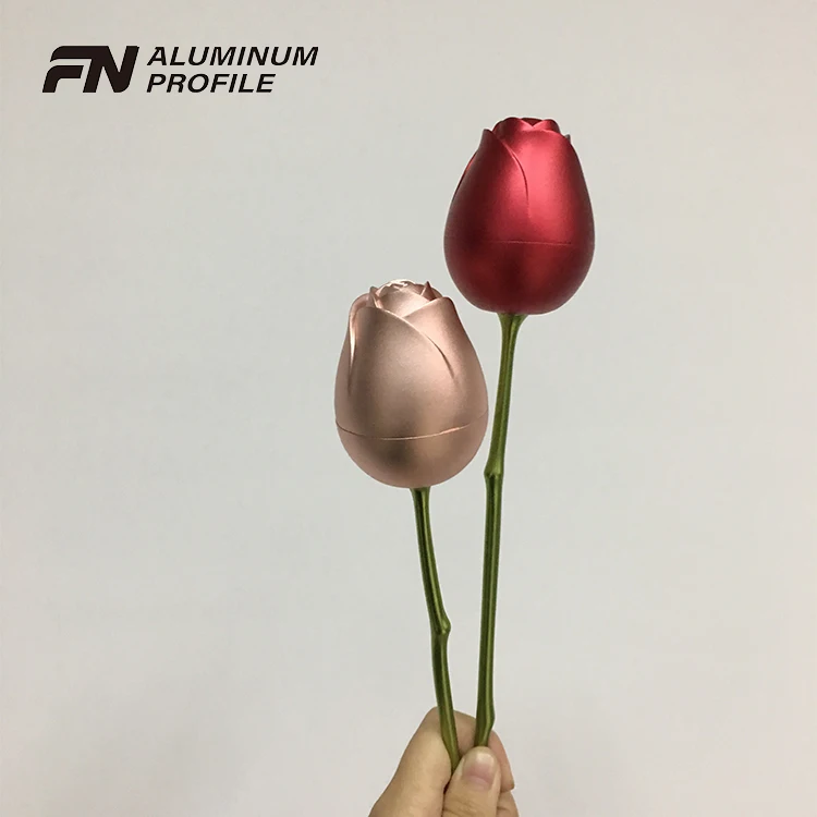 Removable aluminum rose profile  Rose gold aluminum profile anodize aluminum alloy rose