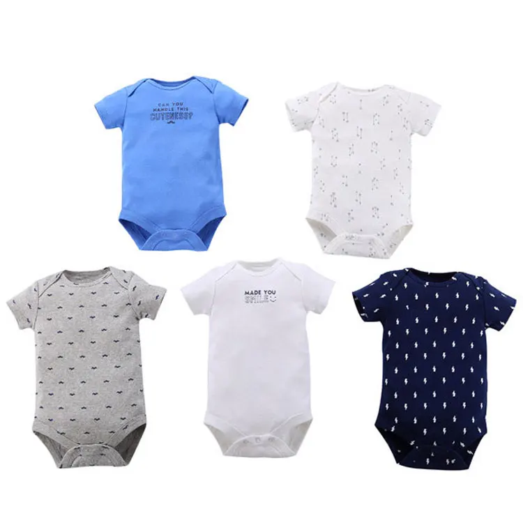 
Short sleeve pure white baby wears romper plain white baby rompers infant clothes 