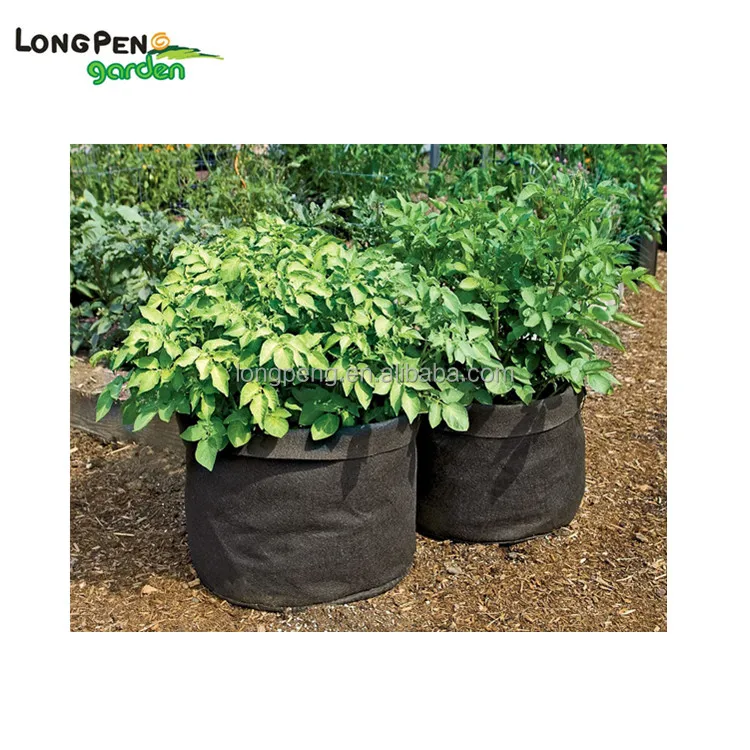 Felt Vigoroot Pots and Planters,Grow Bags To Plant Tomatoes, Peppers, Herbs and Potatoes