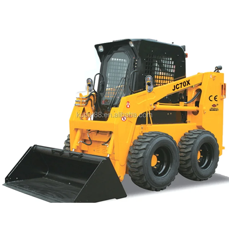 Skid Steer Loader 1000kg with multifunctional implements