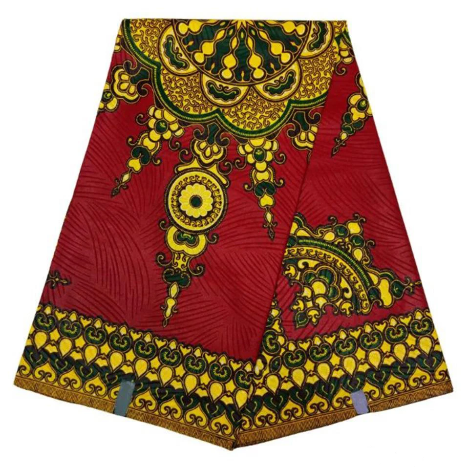 
2018 wholesale african holland wax dashiki cotton textile fabric 