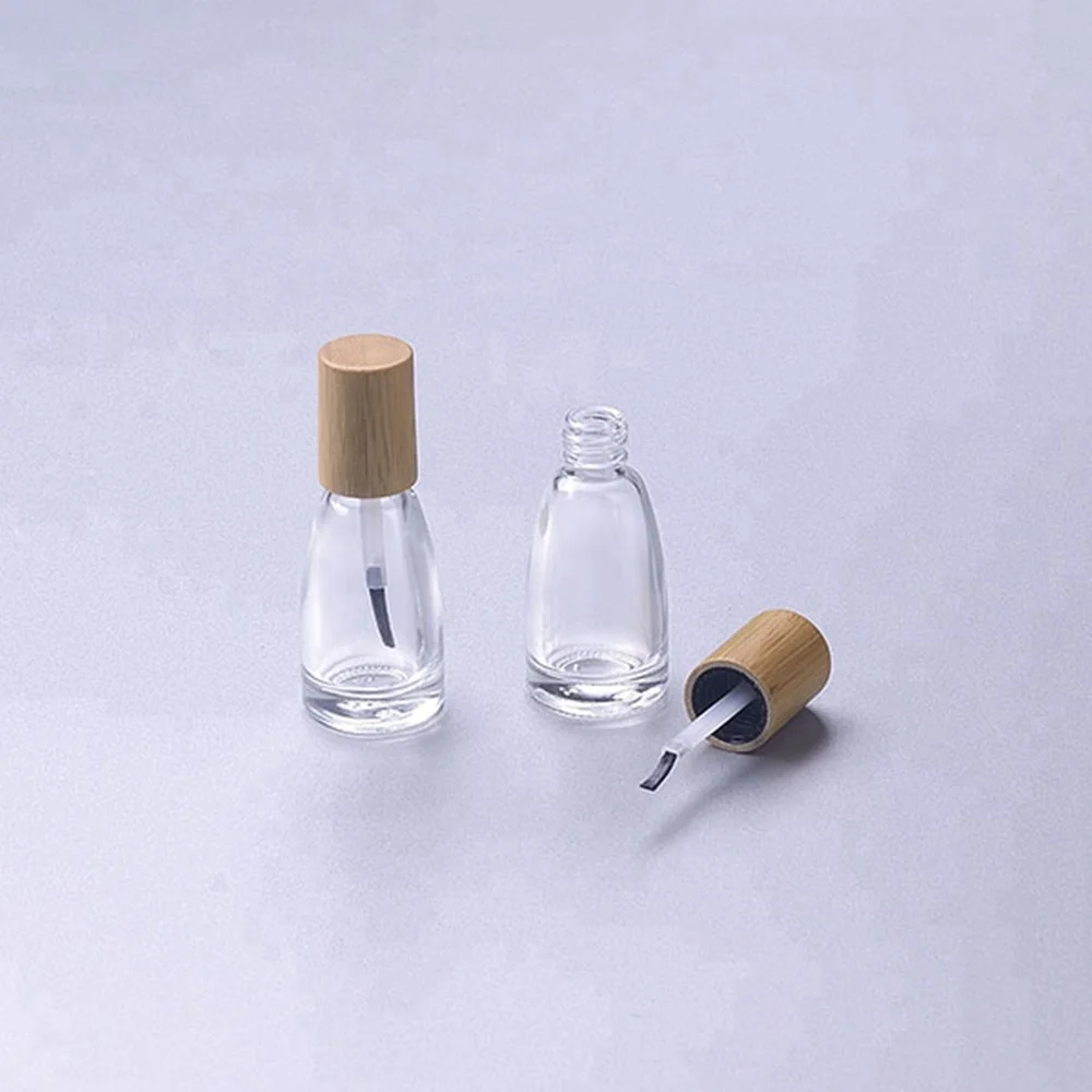
New design product bamboo/wooden cap for empty nail polish bottle caps 