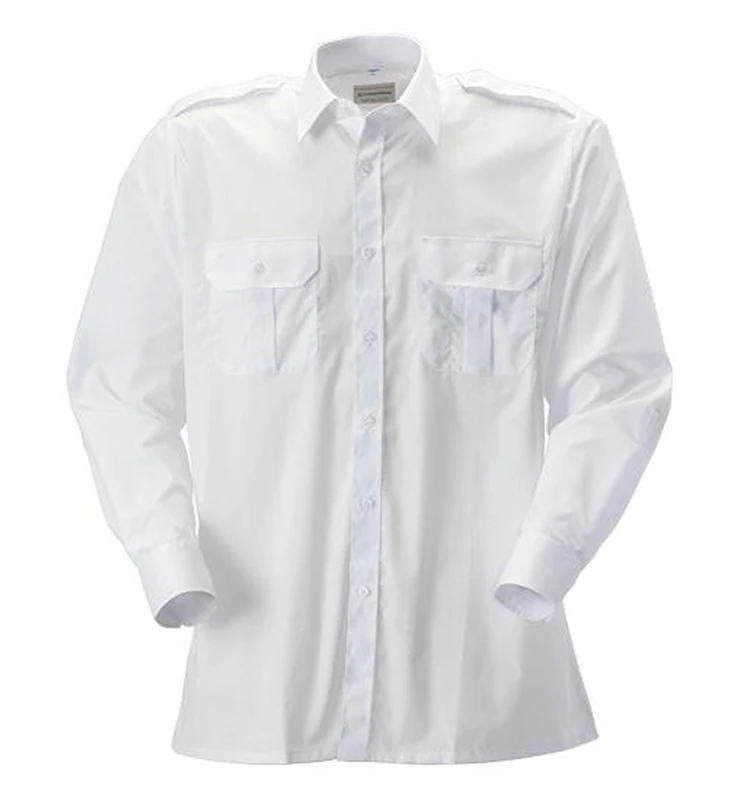 
custom cool 100% cotton long sleeve elegant airline pilot uniform 