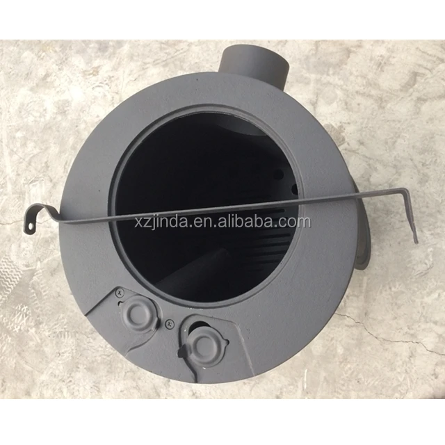 Wood burning stove outdoor kitchen large capacity charcoal fuel cook stove barrel garden stove