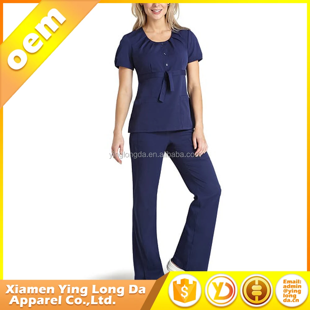 
OEM Supply woman scrub nurse uniforms Healthcare Clinics Nursing Homes 