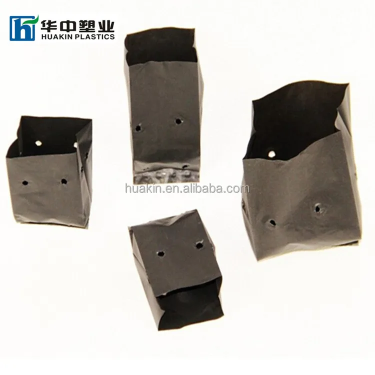 1 gal 2 gal 3gal 5gal 10gal black plastic grow planting greenhouse vegetable nursery bags