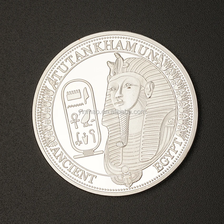 TUTANKHAMUN Coin, EGYPT Challenge egypt Coins Silver Medal
