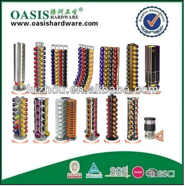 Tassimo 48 Coffee Pod T-DISC Capsule Holder Dispenser with rotary base