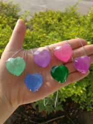 Крупные бразильские ювелирные изделия в форме сердца, День Святого Валентина, наборы ювелирных изделий из сплава камней