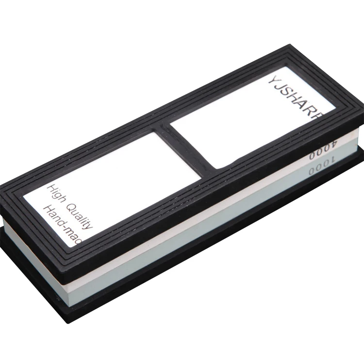 Sharpening stone whetstone 1000/4000 in white blue color sharpening stone grit for kitchen knives