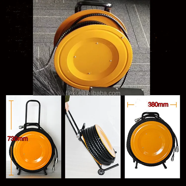 Робот для чистки воздуховодов с автоматической щеткой 20-50 м