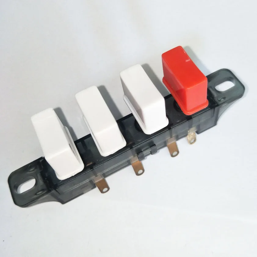 Electric table fan switch 4 keys soldering wiring push button keyboard switches