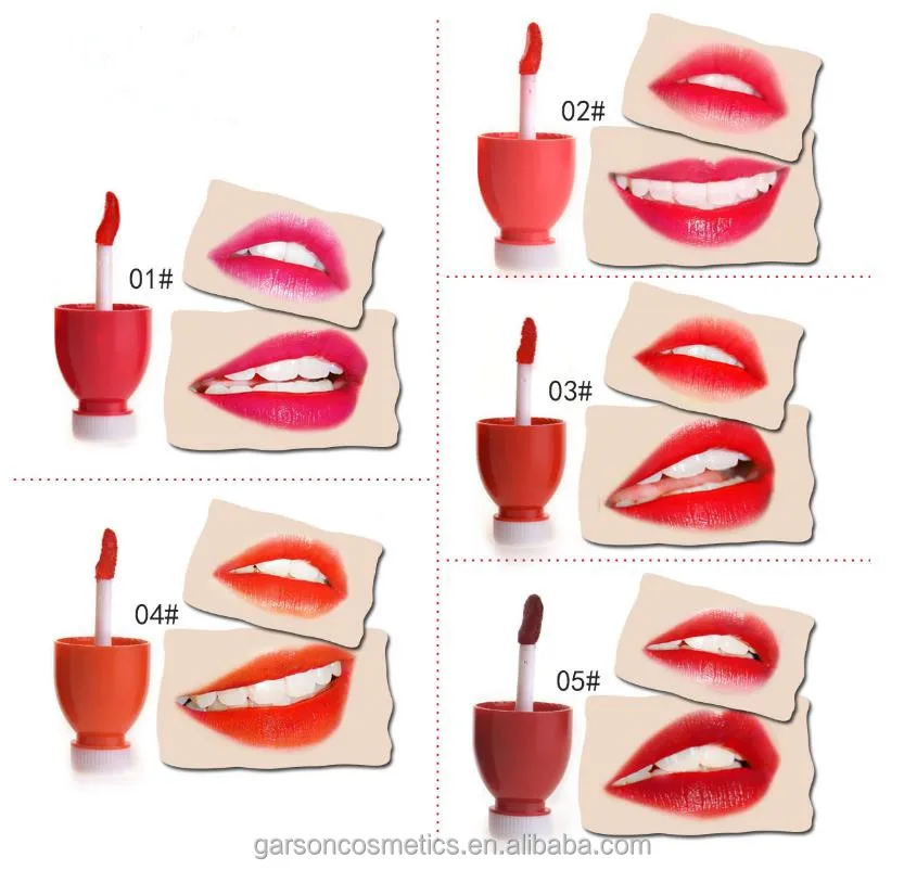 
OEM Garson cute bottle shape liquid moisturizing fruit taste long-lasting lip gloss 