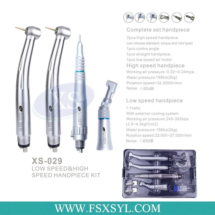 cheap low speed and high speed handpiece kits , dental implant handpiece